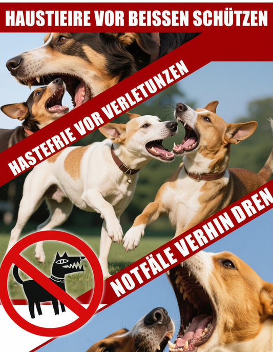 Hunde Geschirr mit Stacheln – Reflektierende Anti-Beiß Schutzweste