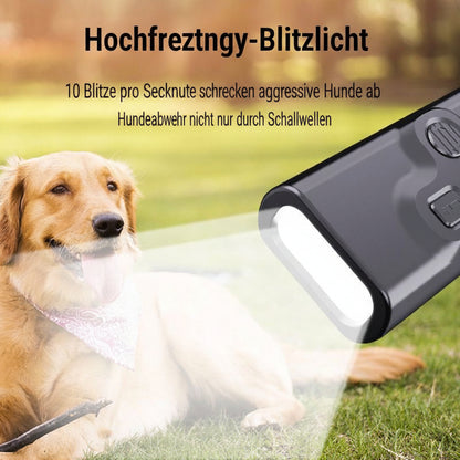 Hundeabschreckung Ultraschall – 3-in-1 Schutzgerät mit LED, USB-C aufladbar