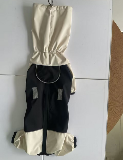 Maßgefertigter 4-Bein Regenmantel & Outdoorjacke — Für jedes Haustier