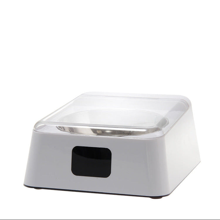 Tiernapf mit Insekten & Staubschutz – Sensor Deckel, Edelstahl, für Katzen & Hunde