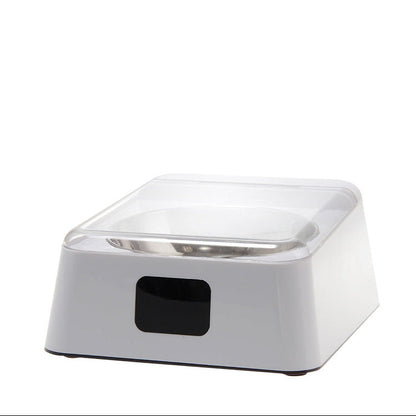 Tiernapf mit Insekten & Staubschutz – Sensor Deckel, Edelstahl, für Katzen & Hunde