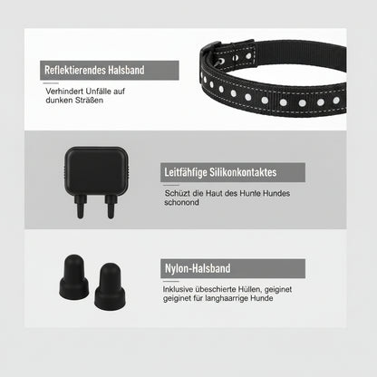 Anti Bell Halsband für Hunde – Automatisch, Sicher & Wiederaufladbar.