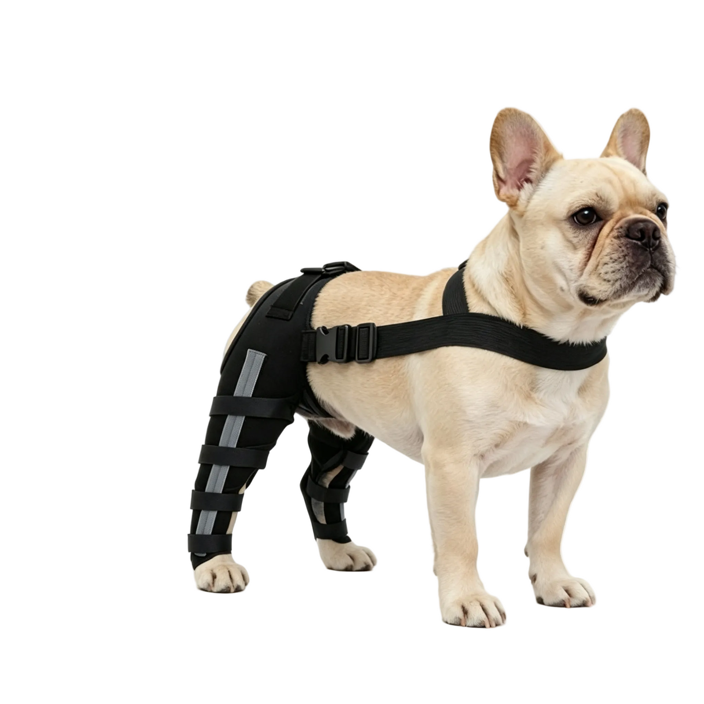 Hunde Kniebandage Doppelorthese – Stützschiene für beide Beine zur Rehabilitation