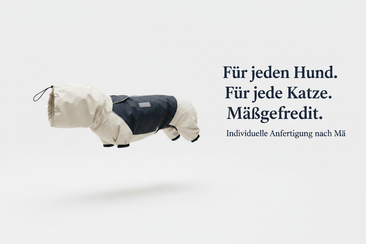 Hunderegenmantel aus Handarbeit – Maßanfertigung ohne Kompromisse
