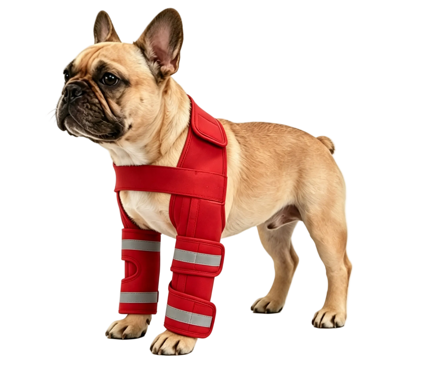 Hunde Kniebandage Doppelorthese – Stützschiene für beide Beine zur Rehabilitation