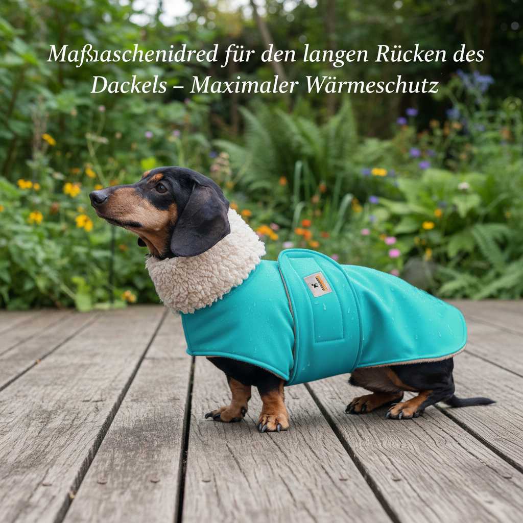 Dackel Wintermantel – Maßgefertigte Wärme für deinen Dackel
