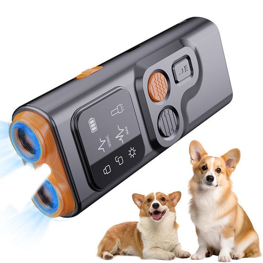 Hundeabschreckung Ultraschall – 3-in-1 Schutzgerät mit LED, USB-C aufladbar