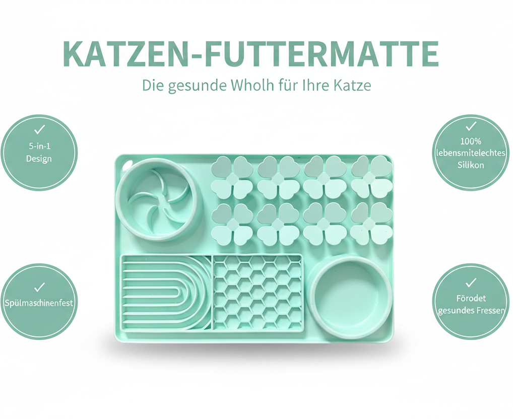 Fummelbrett – Intelligenzspielzeug mit 5 Zonen.