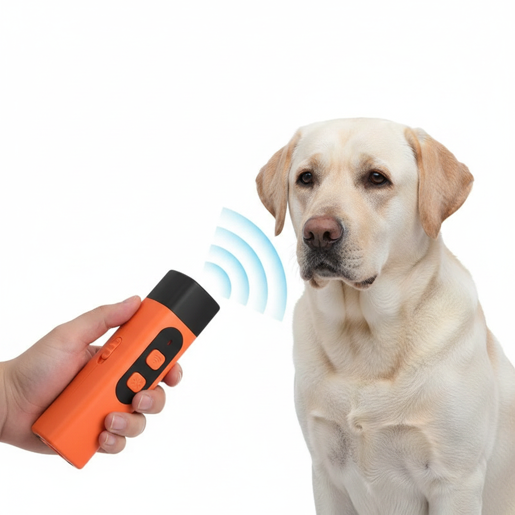 Hundefreundliches Anti-Bell Ultraschall Gerät BellSchutz.