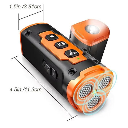 Hundeabschreckung Ultraschall Pro – 3-Kern 20m Reichweite, Frequenzwechsel & LED, USB-C aufladbar