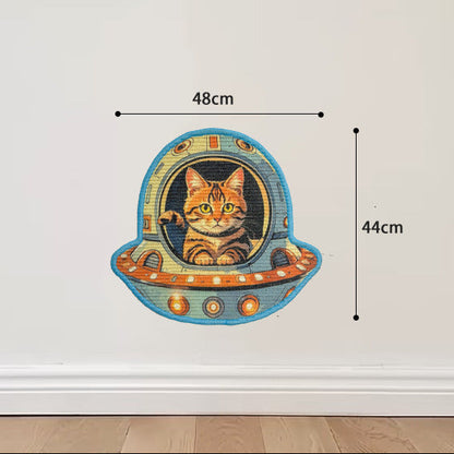Katzen Kratzbrett Kratzwand – 6 Designs aus Sisal | Wandmontage.