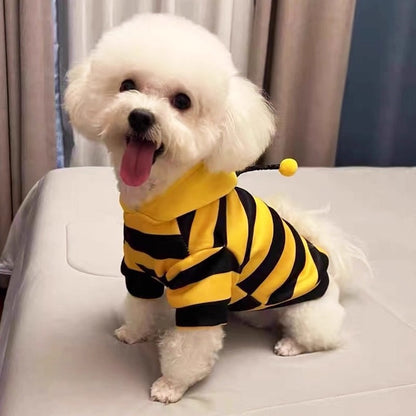 Bienen Kostüm Hund Katze Kapuzenpullover Haustierbekleidung.
