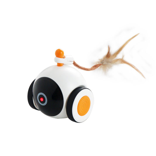 360° Automatischer Katzenspielball – Vibrationssensor & ABS-Qualität