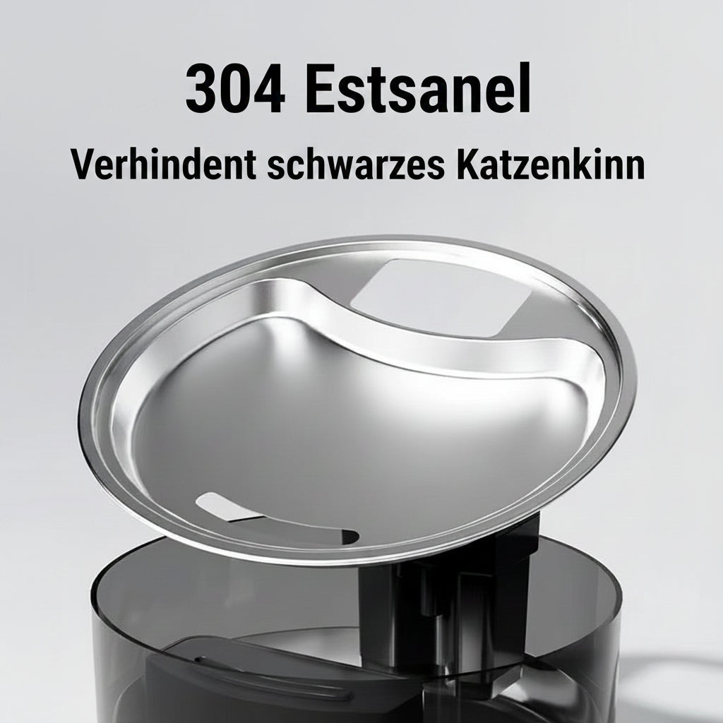 Katzenbrunnen Automatisch mit UV-Sterilisation 3L Wasserbrunnen für Katzen.