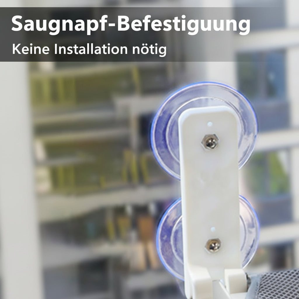 Katzenhängematte Fenster – Katzenliege mit Saugnapf-Befestigung.