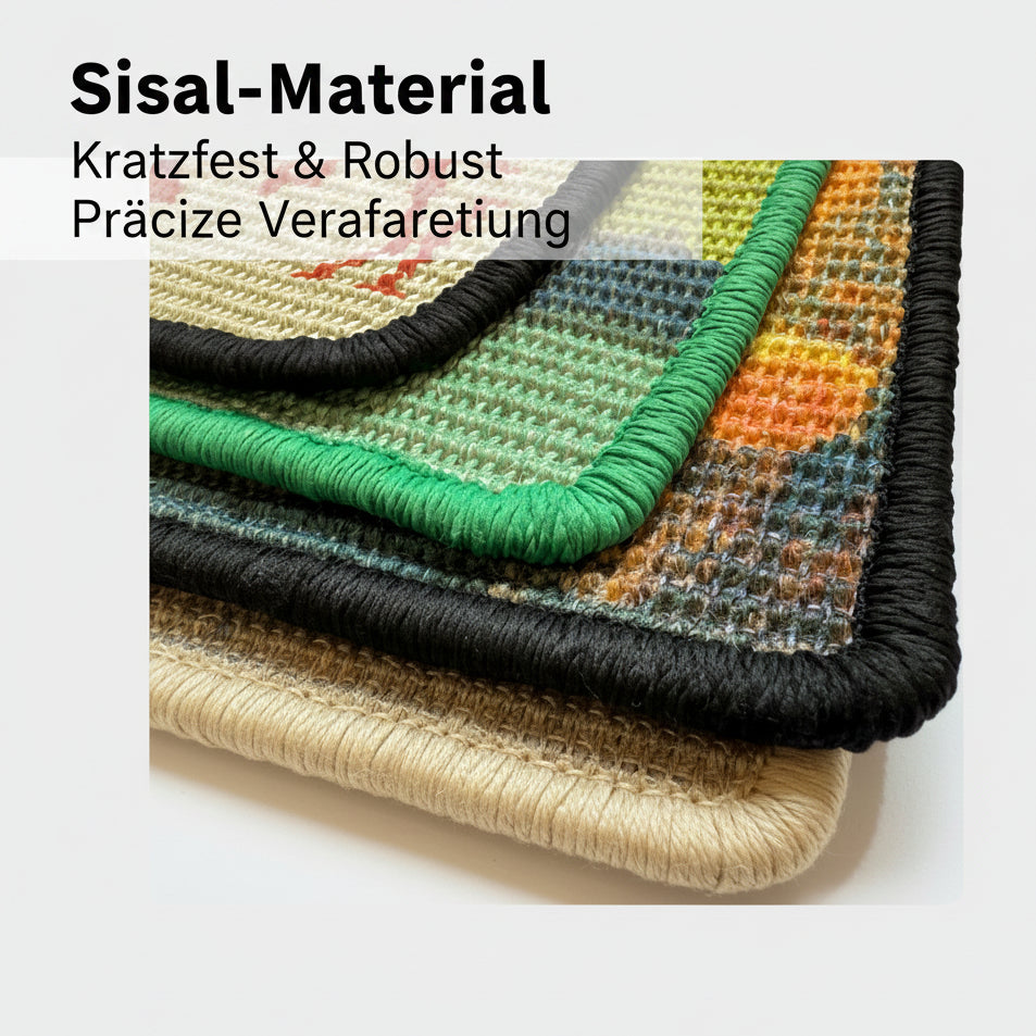 Katzen Kratzbrett Kratzwand – 6 Designs aus Sisal | Wandmontage.