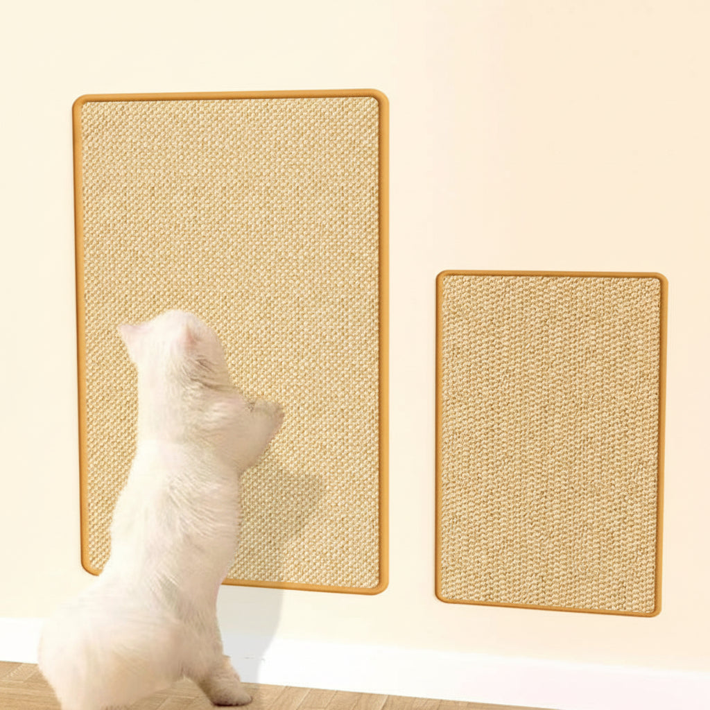 Katzen Kratzbrett Sisal – Selbstklebende Kratzmatte für Wände & Möbel.