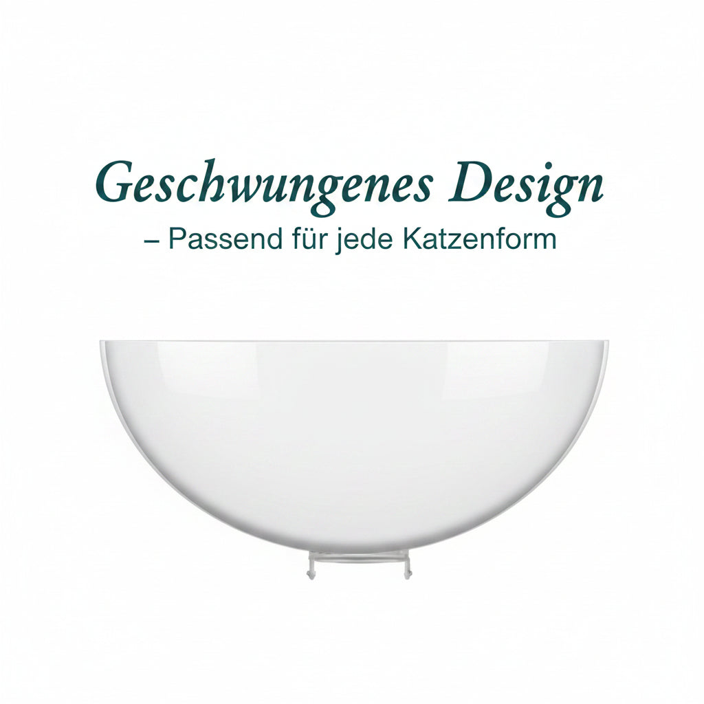 Katzennapf Doppelnapf Set – Futternapf Katze mit Katzenkopf-Design.