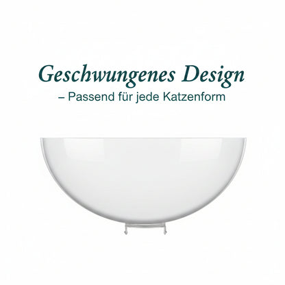 Katzennapf Doppelnapf Set – Futternapf Katze mit Katzenkopf-Design.