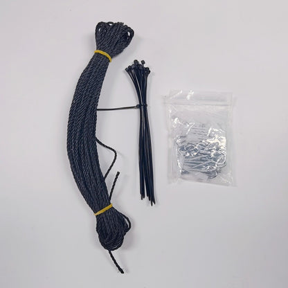Katzennetz für Balkon 3 × 4 m – Robustes Schutznetz aus Nylon.