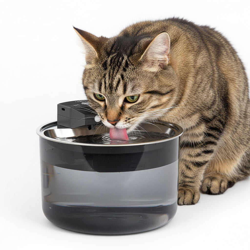Katzenbrunnen Automatisch mit UV-Sterilisation 3L Wasserbrunnen für Katzen.