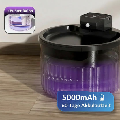 Katzenbrunnen Automatisch mit UV-Sterilisation 3L Wasserbrunnen für Katzen.