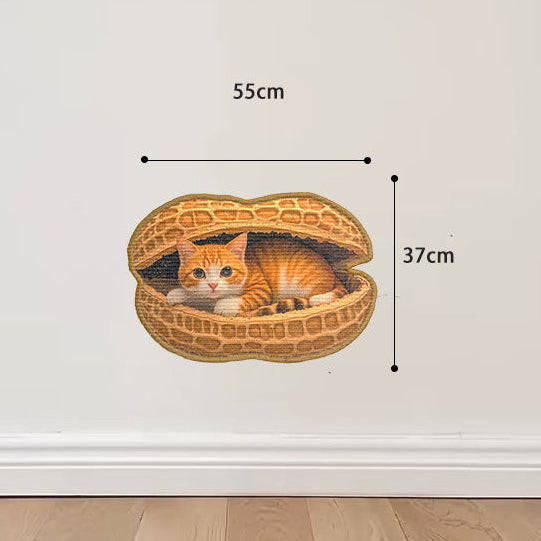 Katzen Kratzbrett Kratzwand – 6 Designs aus Sisal | Wandmontage.