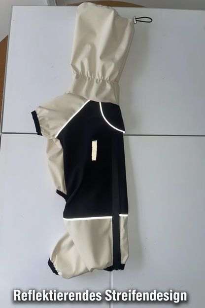 Maßgefertigter 4-Bein Regenmantel & Outdoorjacke — Für jedes Haustier