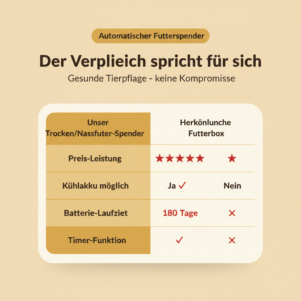 Der Vergleich spricht für sich