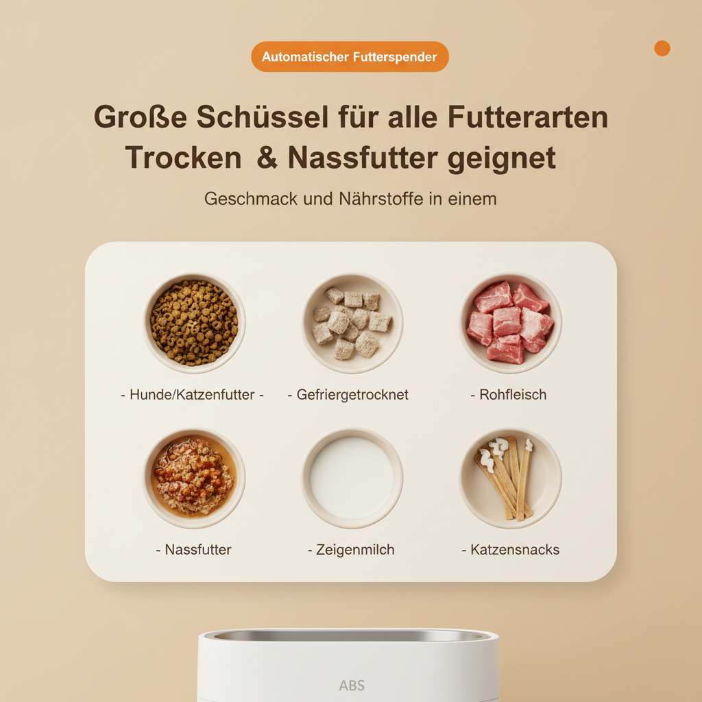Große Schüssel für alle Futterarten