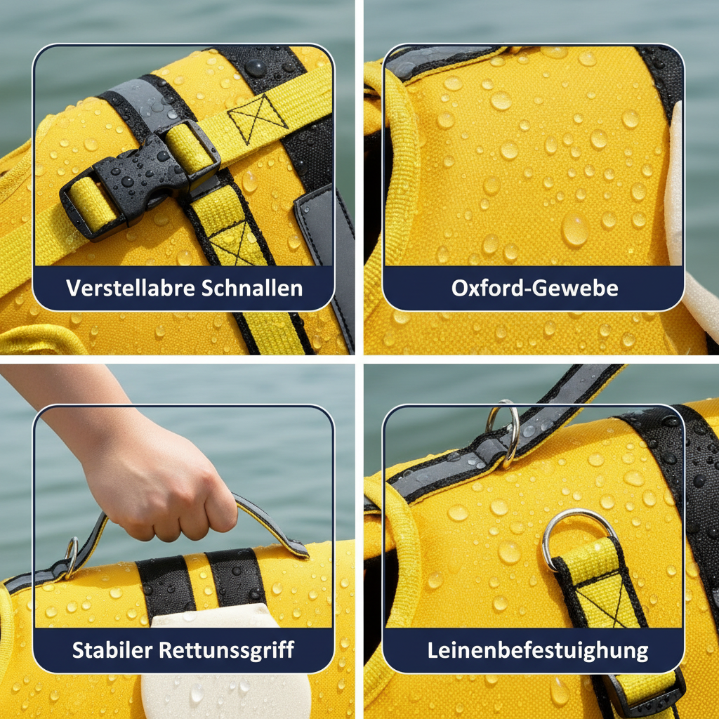 Hunde Schwimmweste – Funktionsübersicht