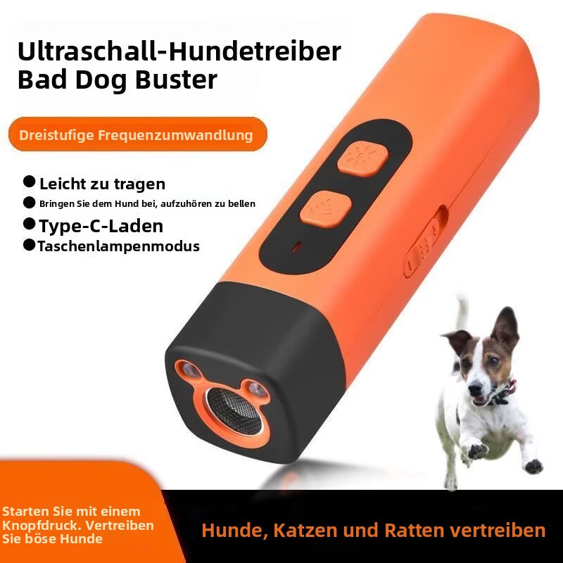Hundefreundliches Anti-Bell Ultraschall Gerät BellSchutz.