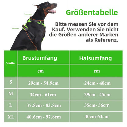 LED-Hundegeschirr mit wiederaufladbarer Beleuchtung – Sicher sichtbar bei Nacht
