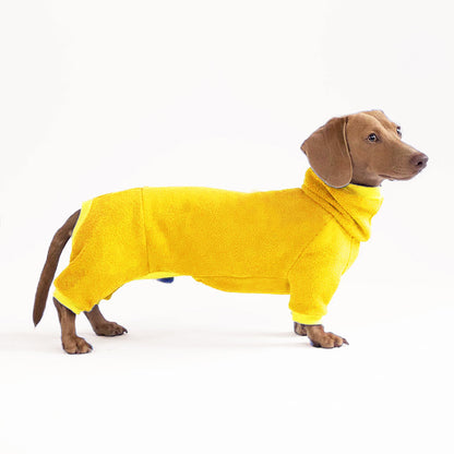 Maßgeschneiderter Hunde-Overall aus Premium-Fleece – Für alle Hunderassen