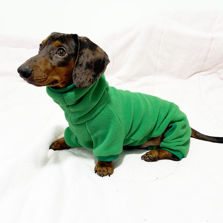 Maßgeschneiderter Hunde-Overall aus Premium-Fleece – Für alle Hunderassen